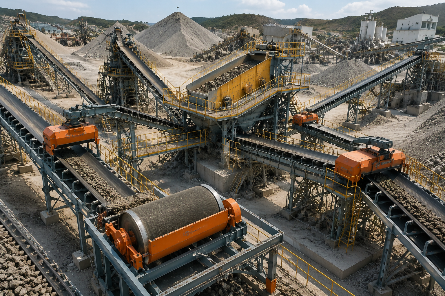 Cement and aggregates